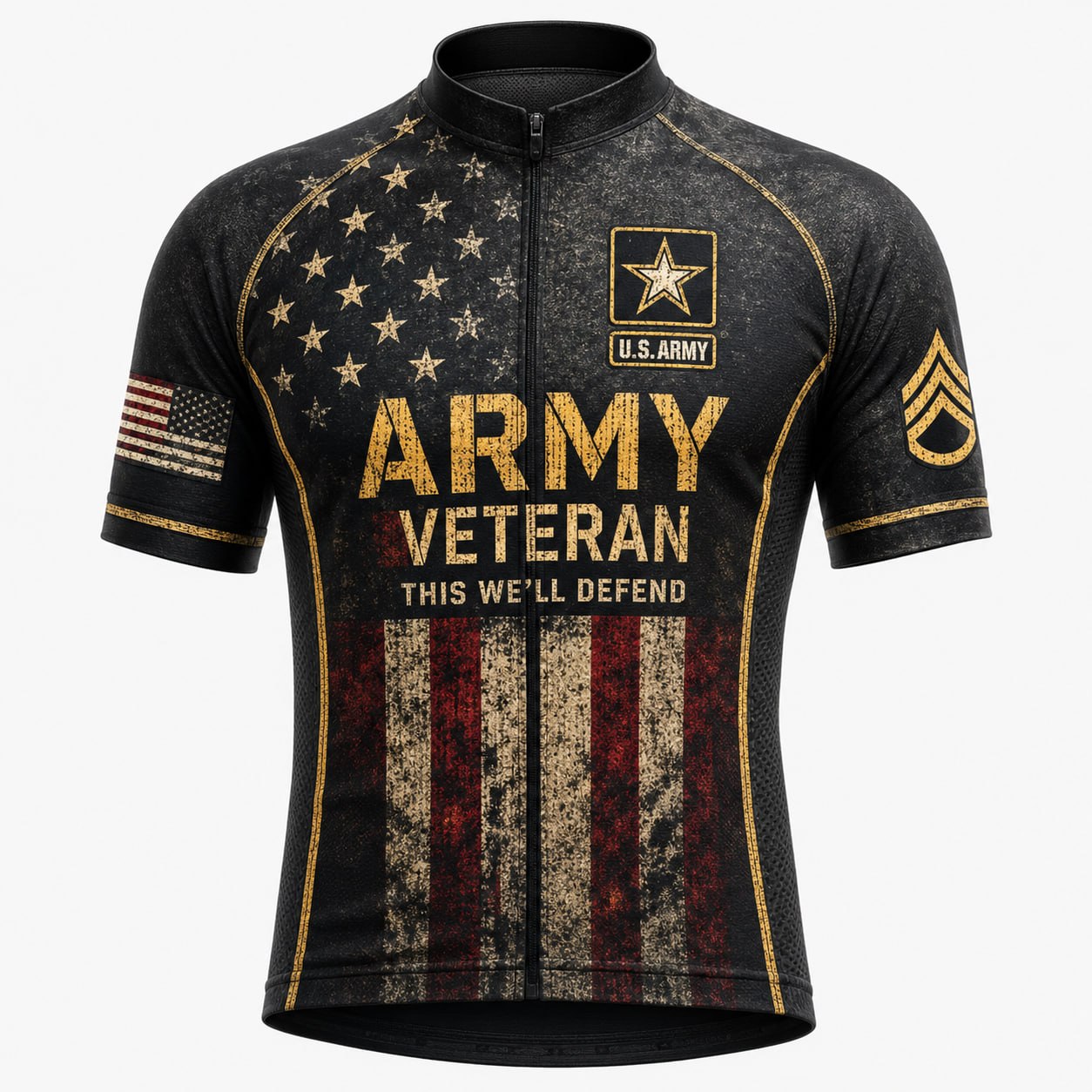 Veteran Never Ends Personalized Veteran Cycling Designs