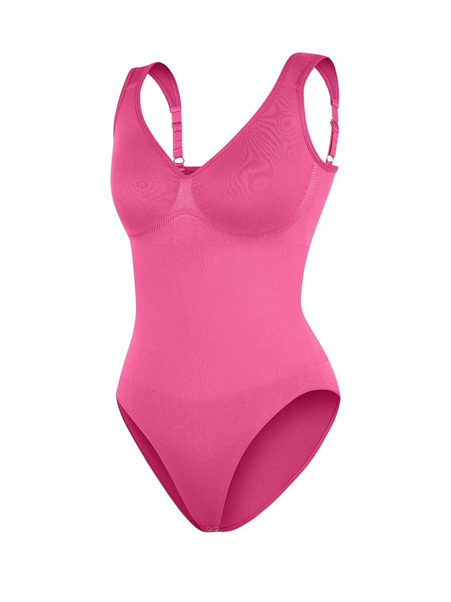 Seamless Diamond Neck Bust Support Waist Control Panty Bodysuit