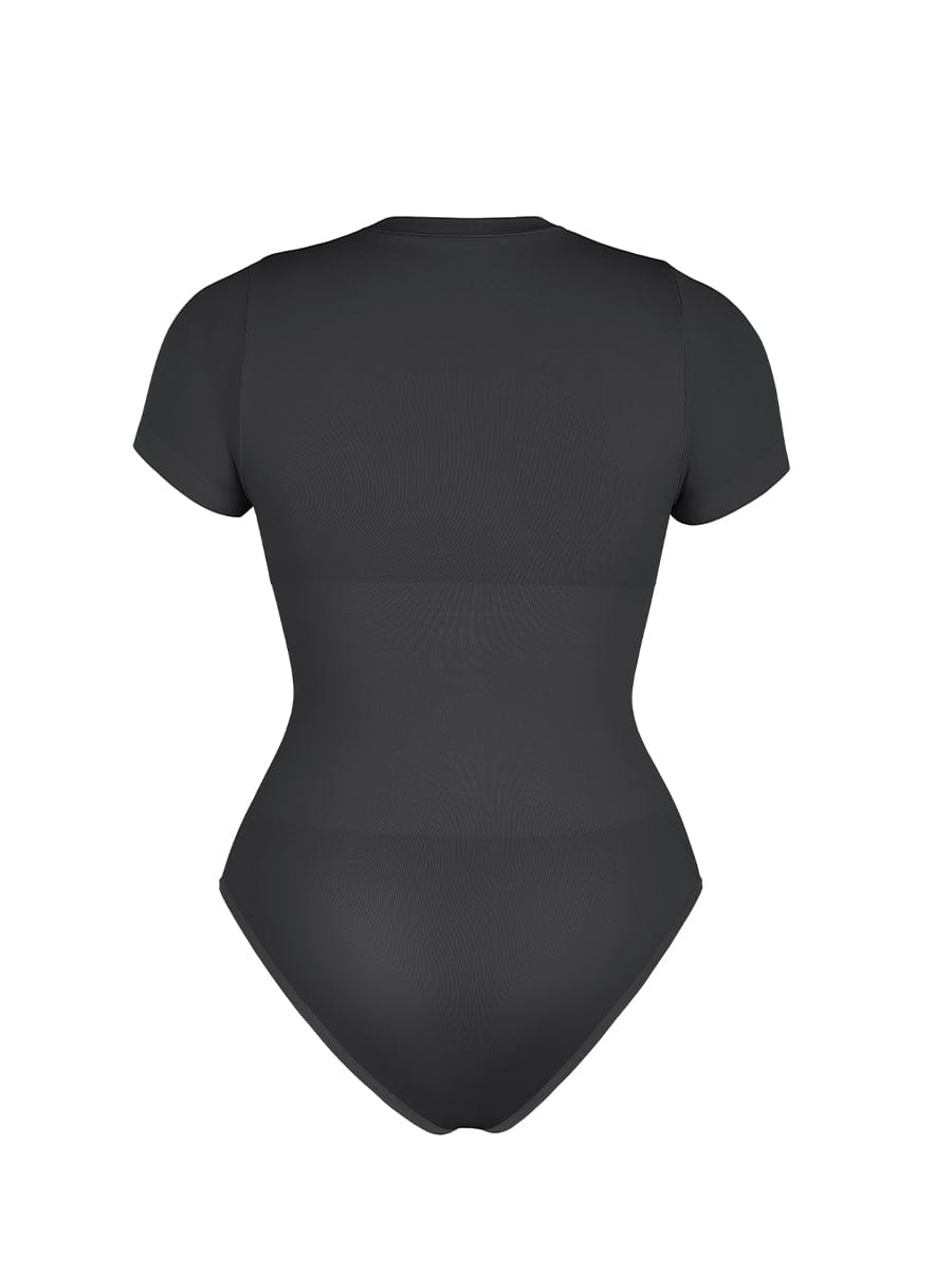 Seamless Short Sleeve Waist and abdomen Shaping Hip briefs Bodysuit