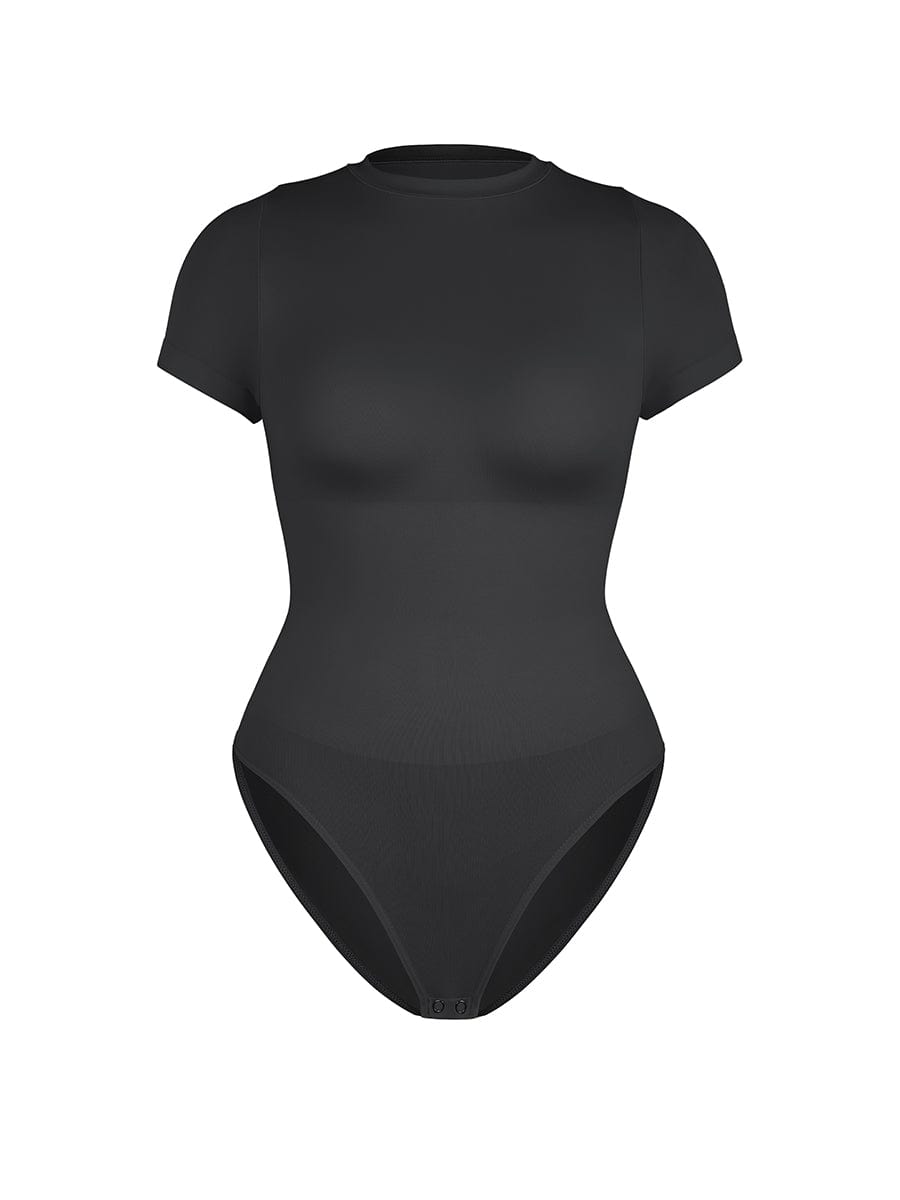 Seamless Short Sleeve Waist and abdomen Shaping Hip briefs Bodysuit