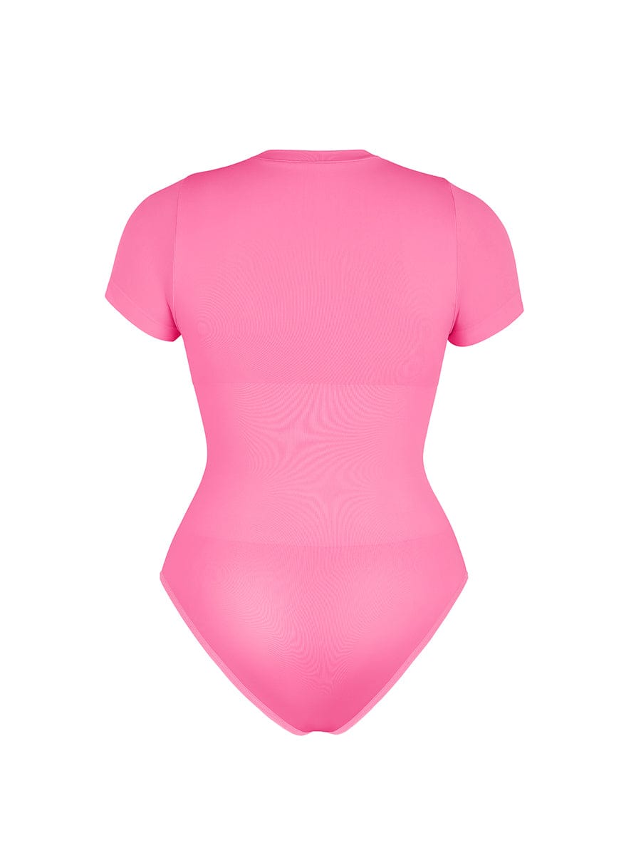 Seamless Short Sleeve Waist and abdomen Shaping Hip briefs Bodysuit