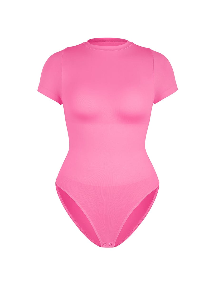 Seamless Short Sleeve Waist and abdomen Shaping Hip briefs Bodysuit