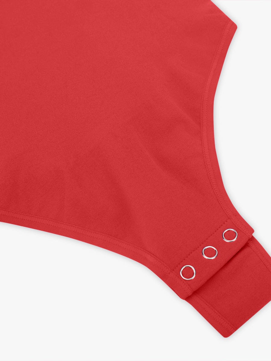 Seamless Bust Support Waist & Abdomen Shaping Thong Bodysuit