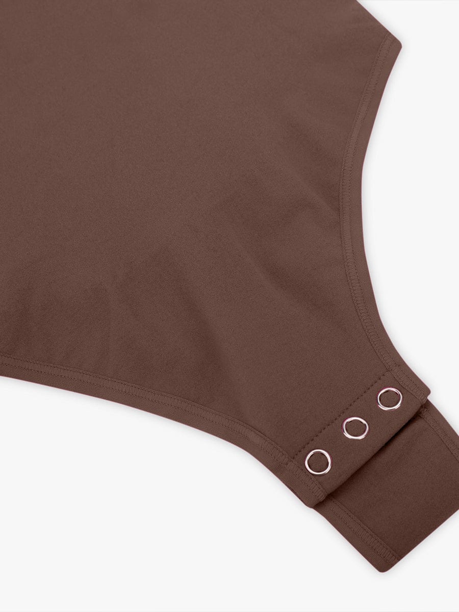 Seamless Bust Support Waist & Abdomen Shaping Thong Bodysuit