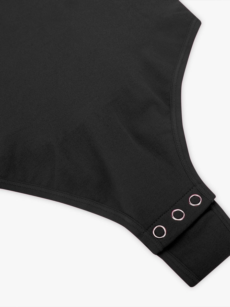 Seamless Bust Support Waist & Abdomen Shaping Thong Bodysuit