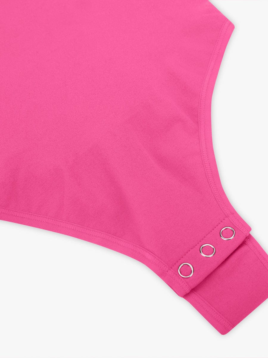 Seamless Bust Support Waist & Abdomen Shaping Thong Bodysuit