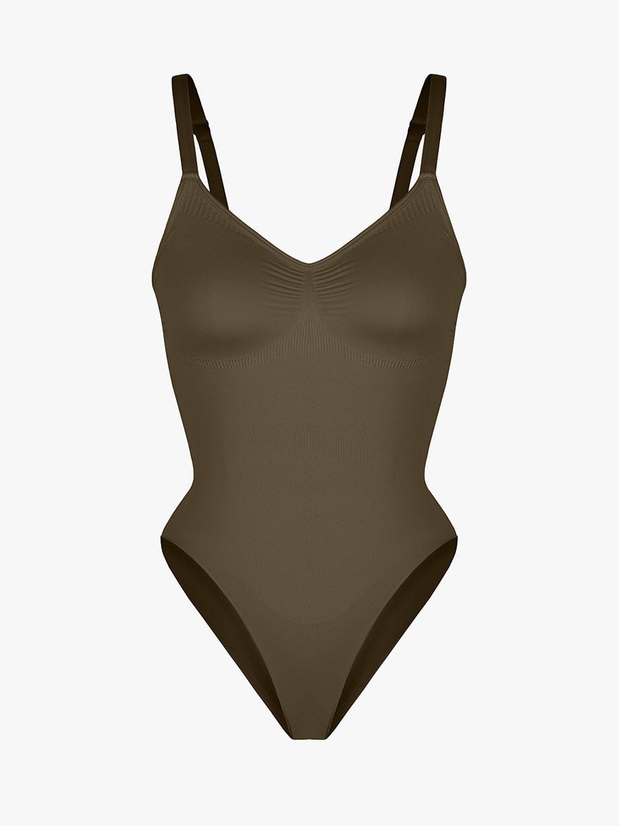 Seamless Chest Support Waist Control Shapewear Bodysuit