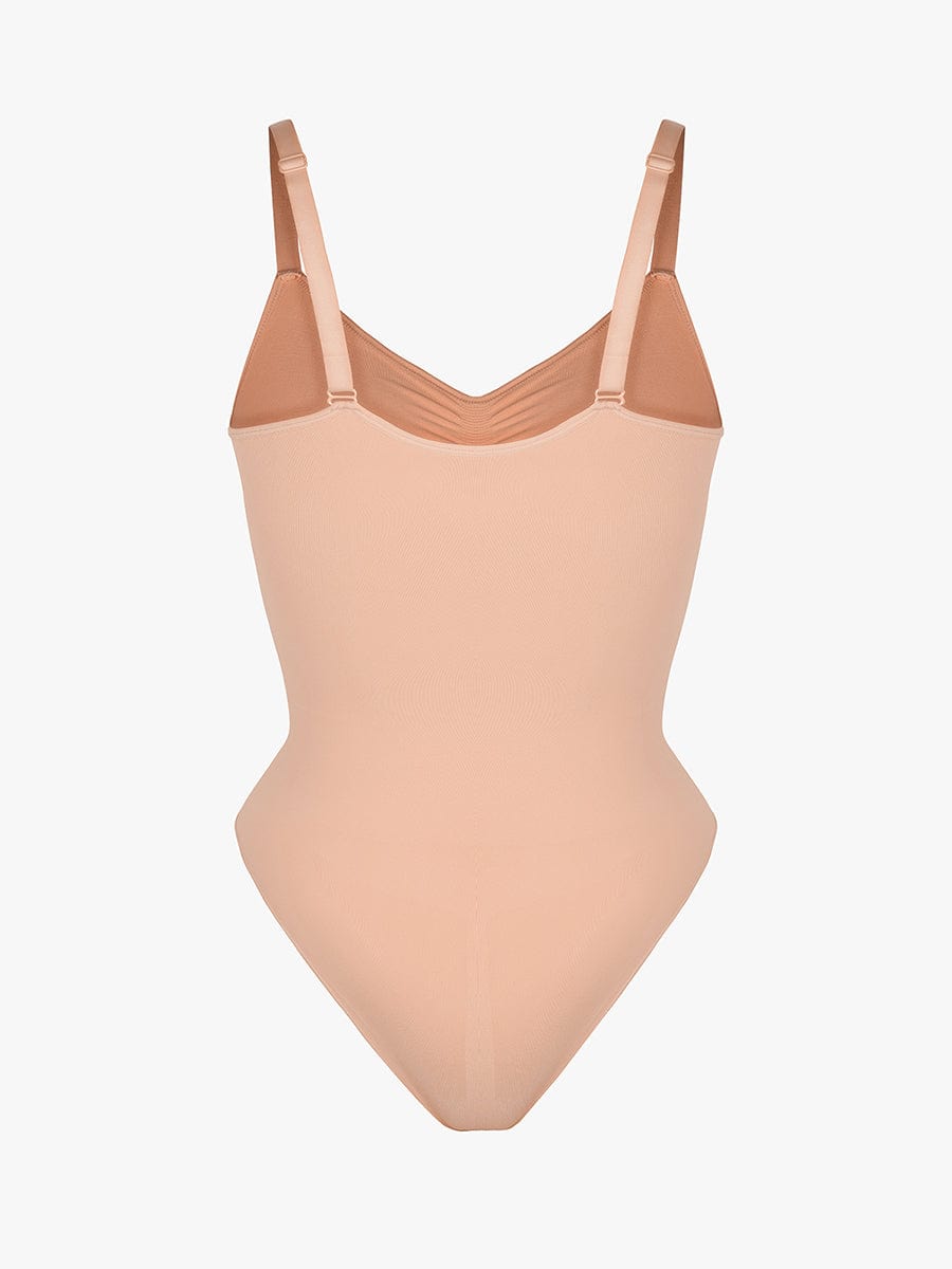 Seamless Chest Support Waist Control Shapewear Bodysuit