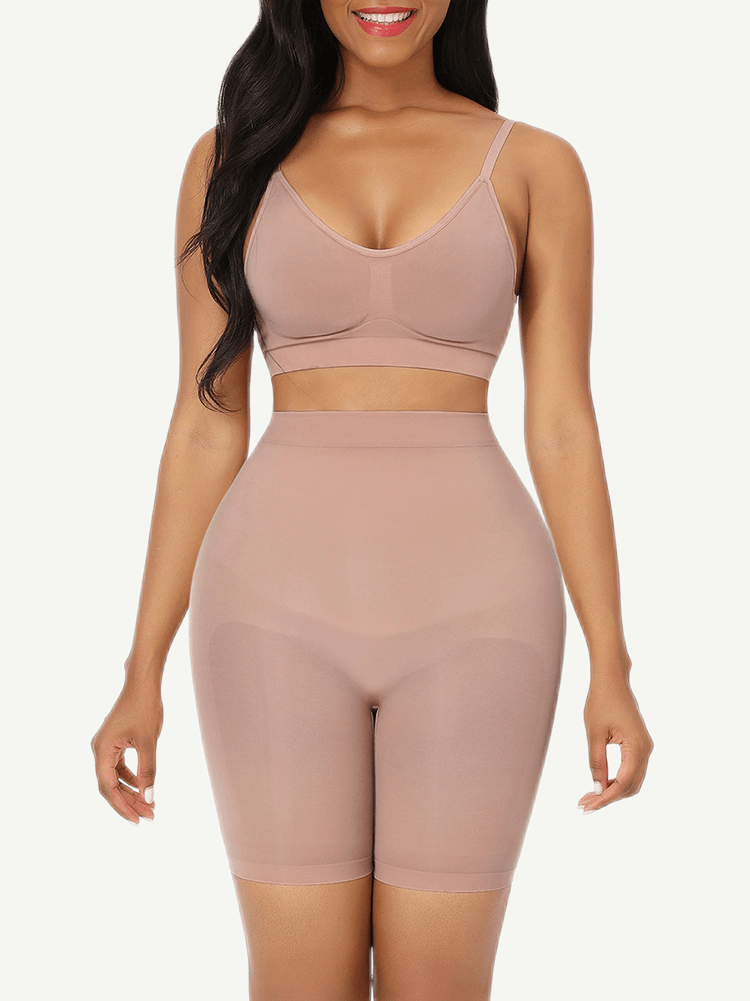 High Waist Seamless Scultp Butt Lifter Shapewear Shorts Slimmer