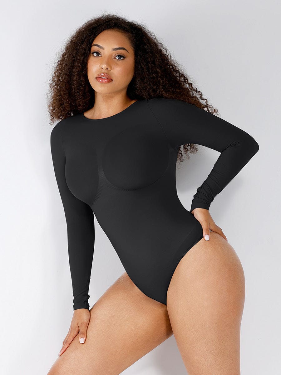 Seamless Bust Support Waist Cinching Tummy Control Bodysuit