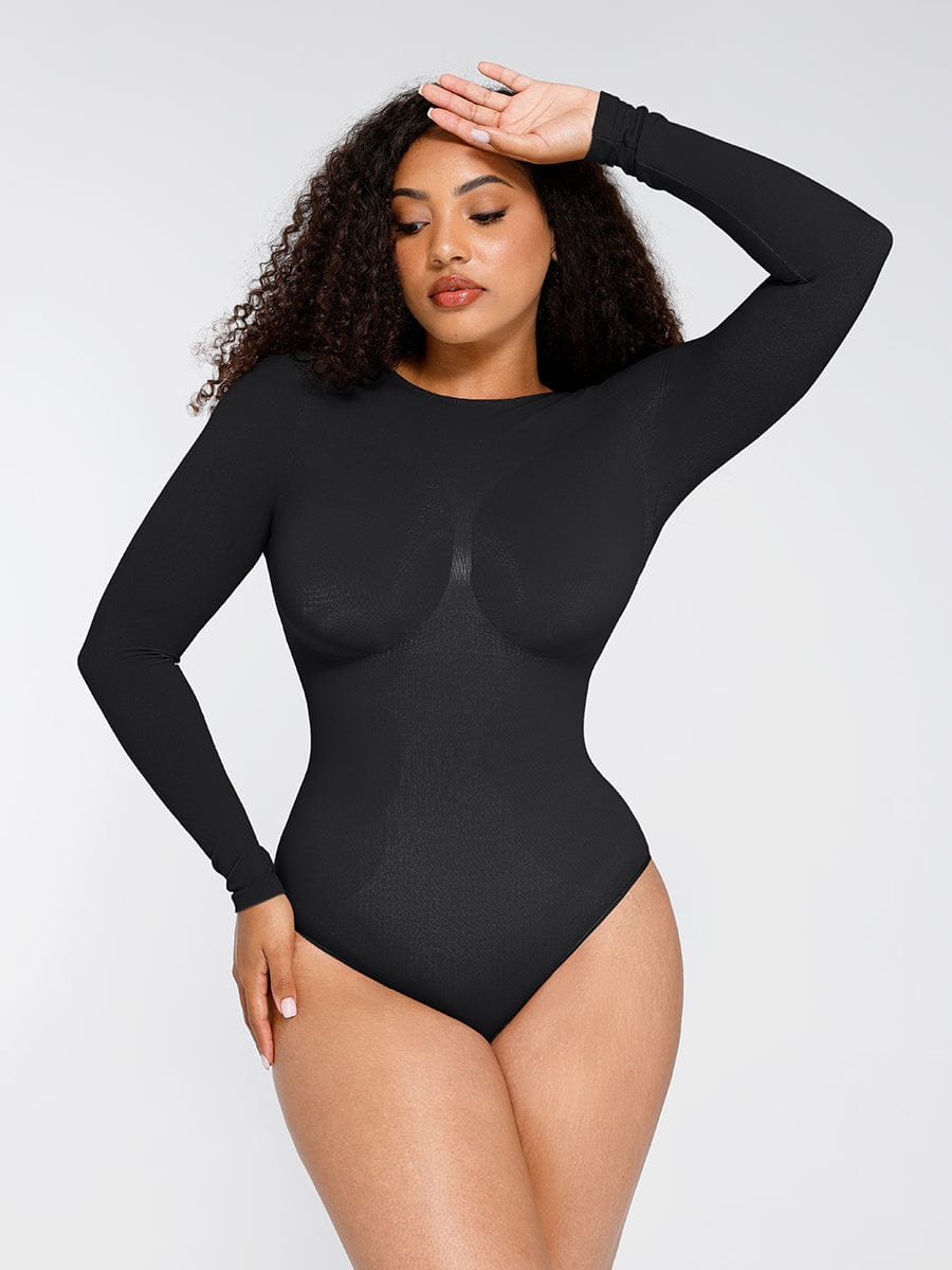 Seamless Bust Support Waist Cinching Tummy Control Bodysuit