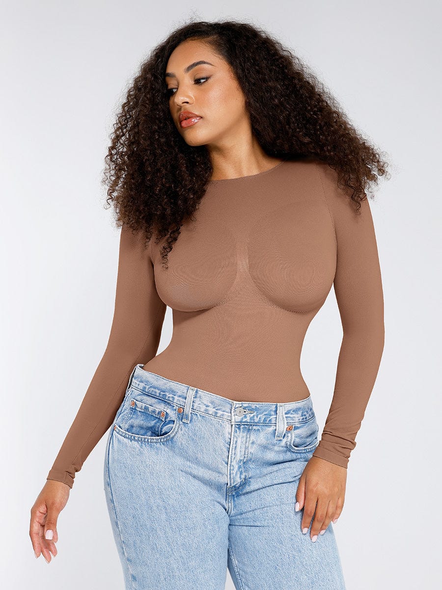 Seamless Bust Support Waist Cinching Tummy Control Bodysuit