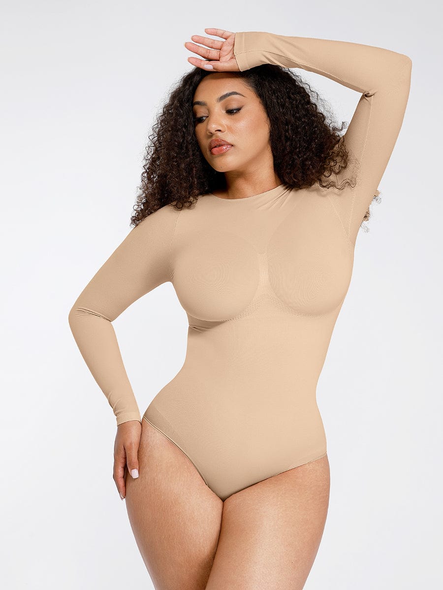 Seamless Bust Support Waist Cinching Tummy Control Bodysuit