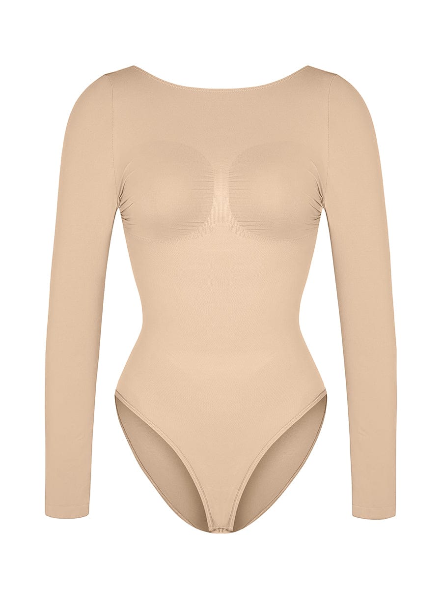 Seamless Bust Support Waist Cinching Tummy Control Bodysuit