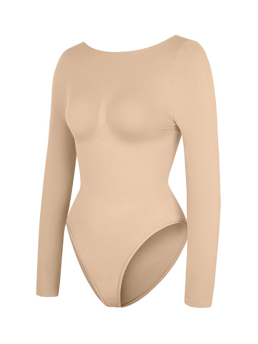 Seamless Bust Support Waist Cinching Tummy Control Bodysuit