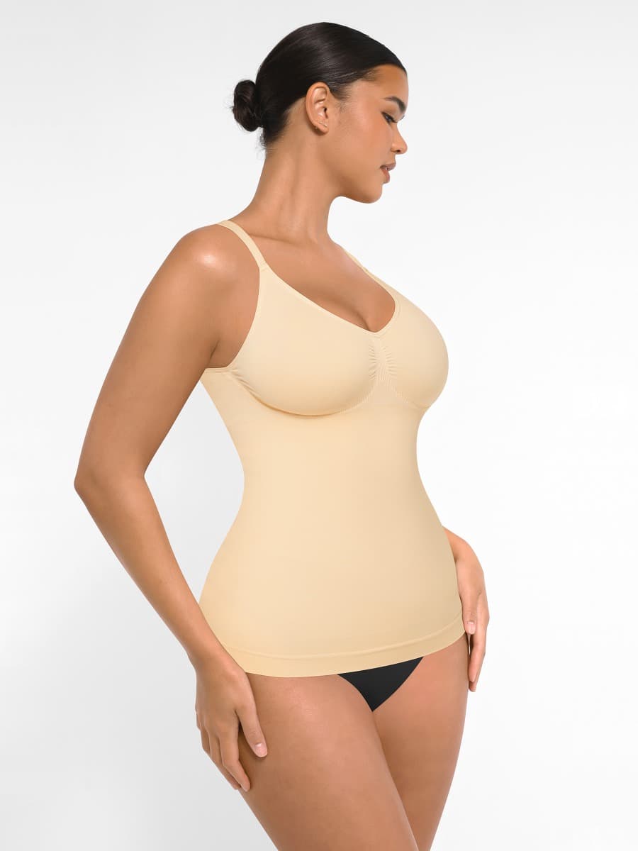 Seamless Bust Support Waist and Abdomen Control Shape Tank Top