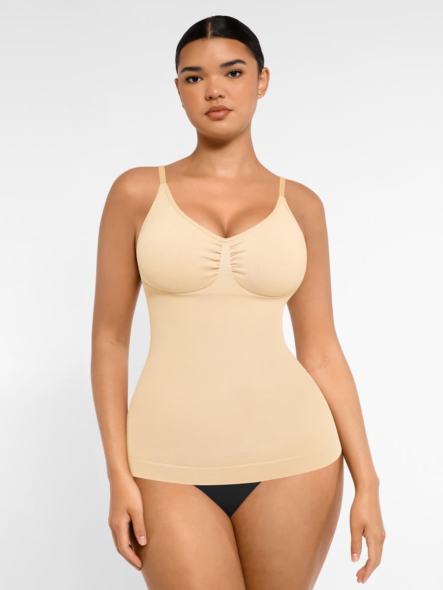 Seamless Bust Support Waist and Abdomen Control Shape Tank Top