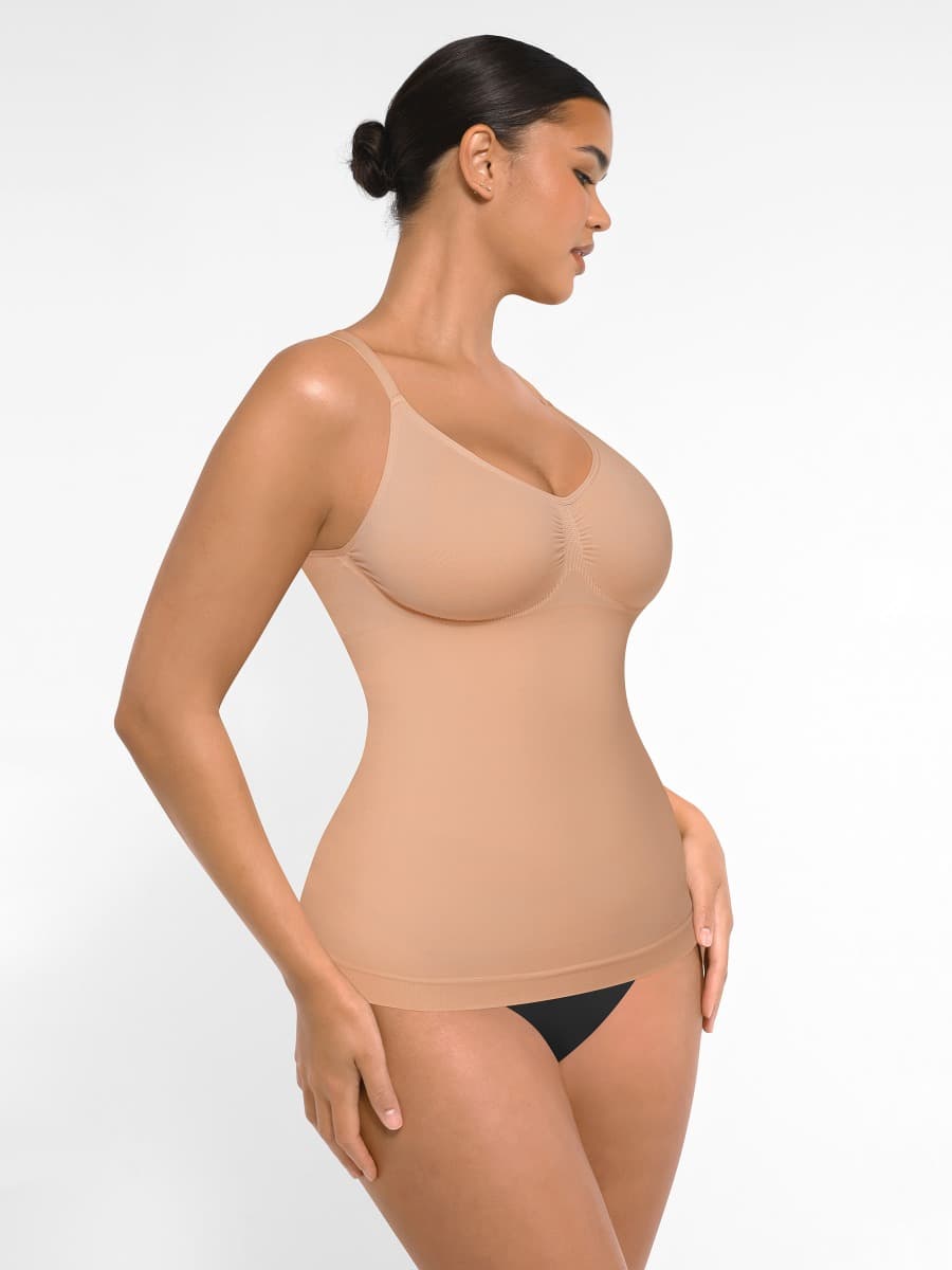 Seamless Bust Support Waist and Abdomen Control Shape Tank Top