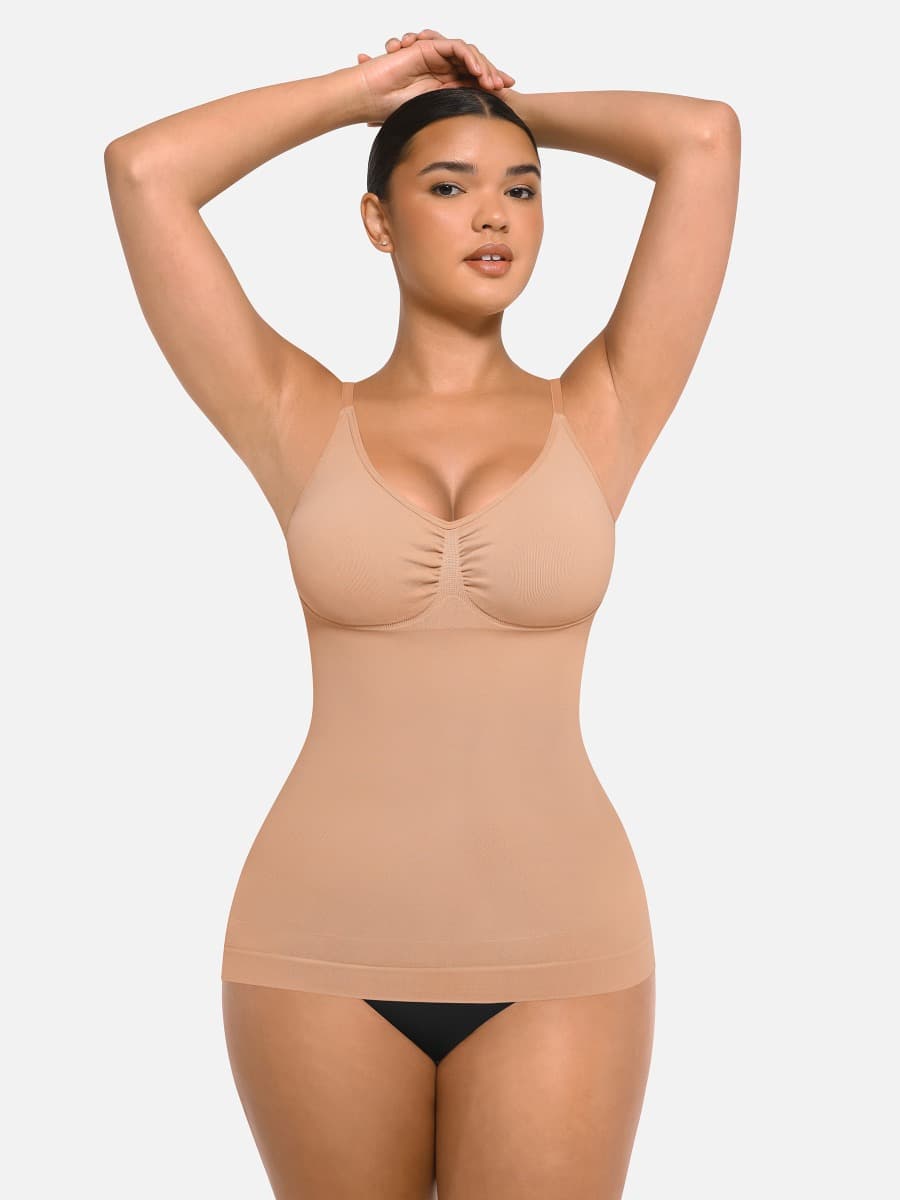 Seamless Bust Support Waist and Abdomen Control Shape Tank Top