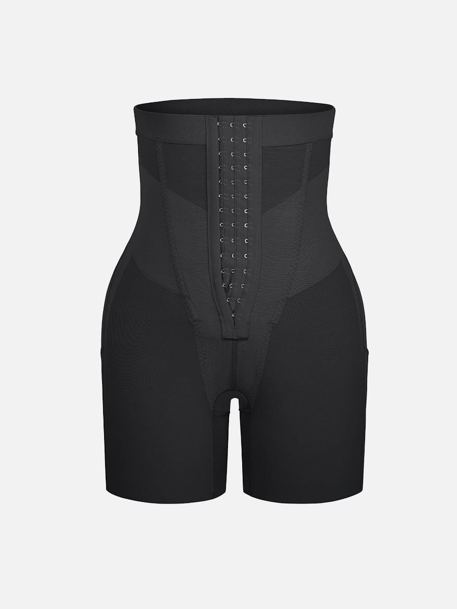 High-Waisted Shaping Briefs Breathable Mesh Waist & Abdomen Control Butt Lifter