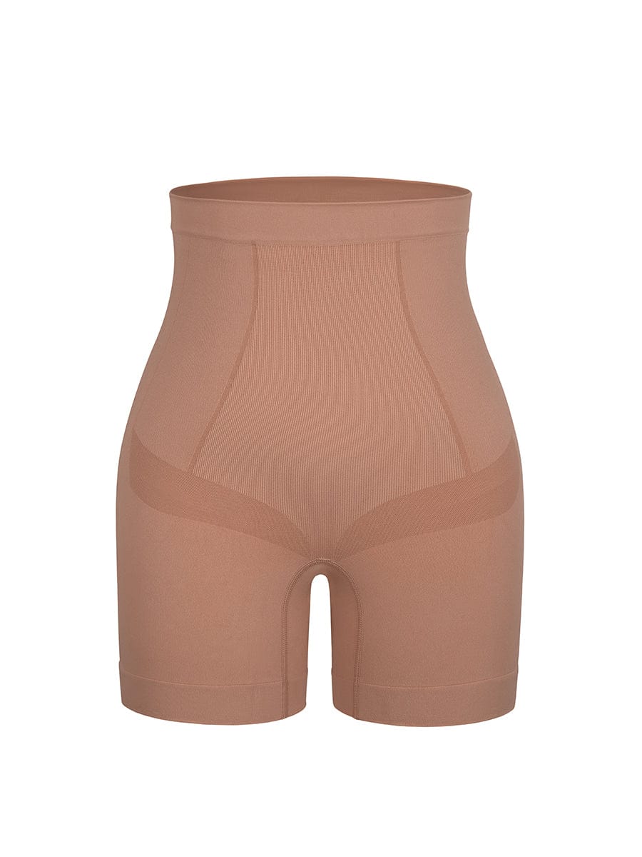 Seamless Slimming Mid-Waist Tummy Control Boyshorts Panties