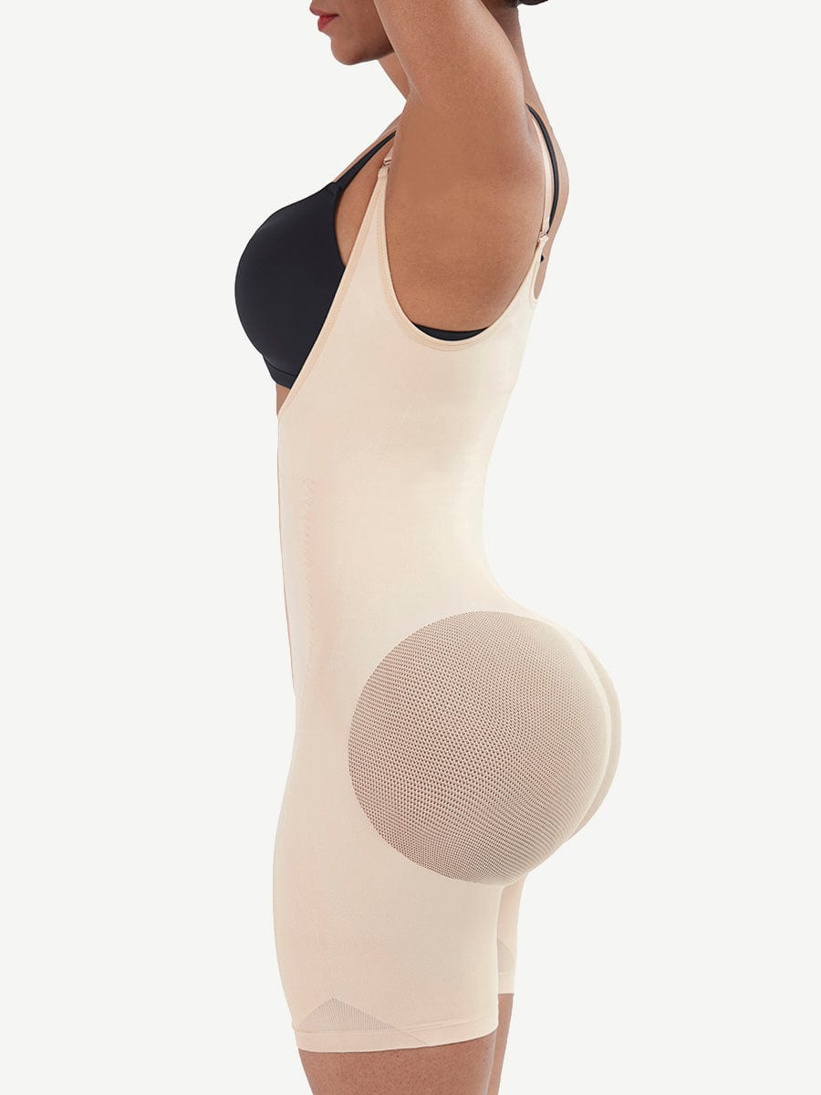 High Waist Full Body Shaper Mesh High-Compression