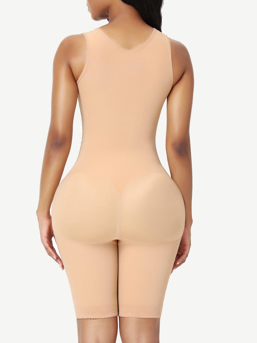 Best Post Surgery Body Shaper Lace Open Crotch Flatten Tummy