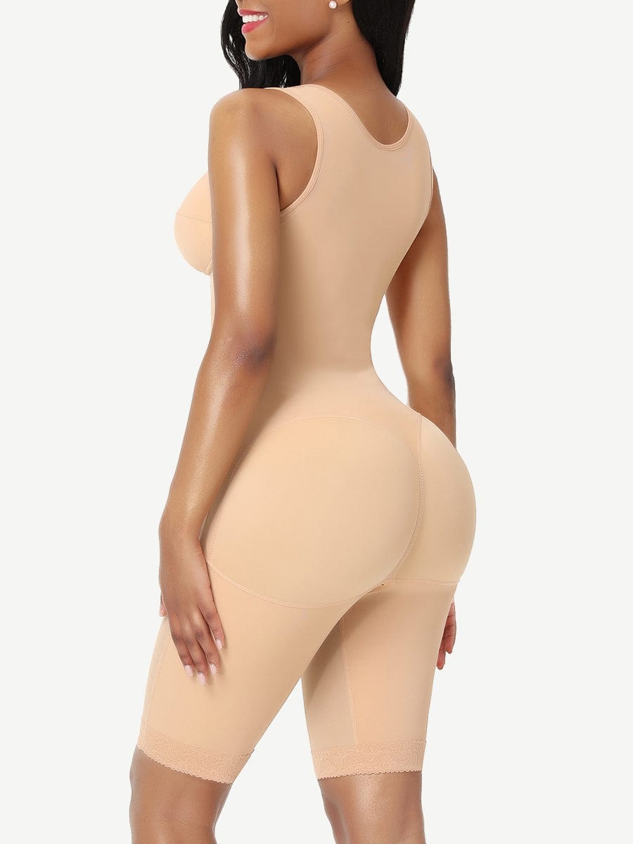 Best Post Surgery Body Shaper Lace Open Crotch Flatten Tummy