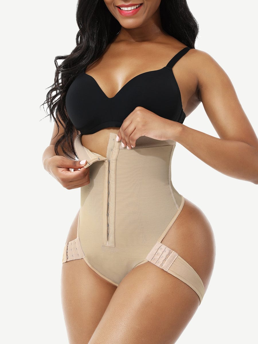 Good High Waist Butt Lifter Thong Curve With 2 Side Straps Body Shapewear