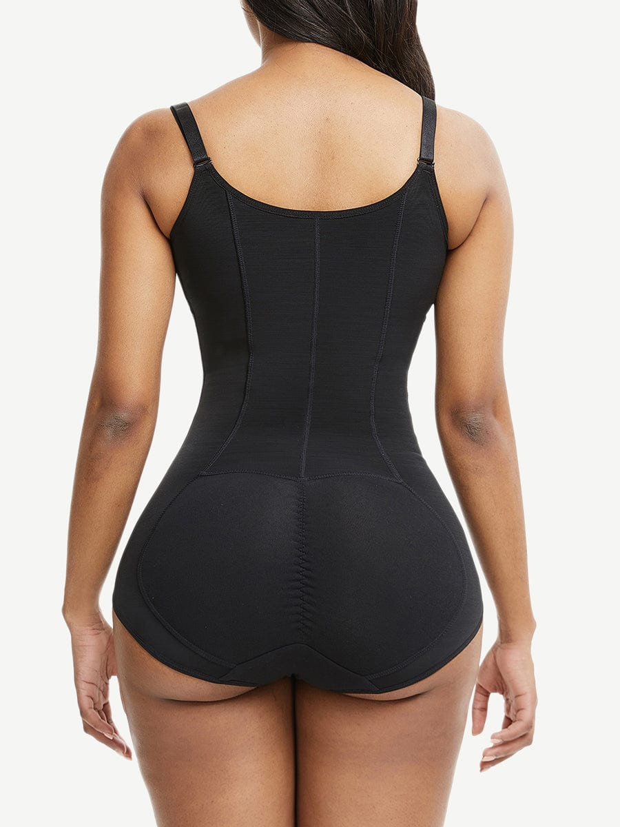 Large Size Postoperative Full Body Shaper Front Zipper Smooth Abdomen