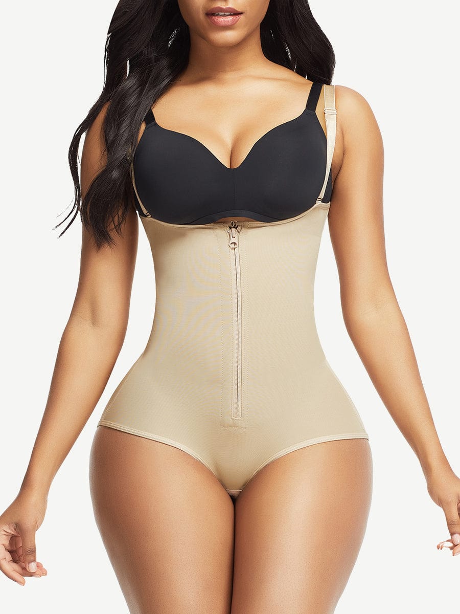 Black Crotch Hooks High Waist Postsurgical Body Shaper Enhancer