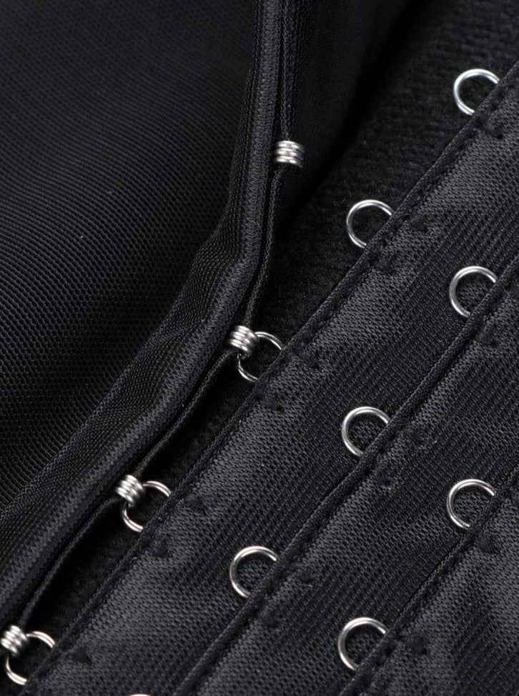 Hook Open Crotch Three Hook Full Body Shaper Compression Garment