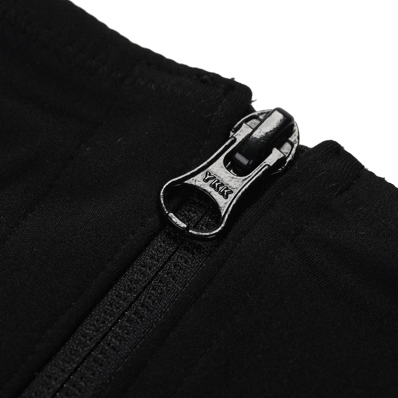 Black Waist Trainer 2-In-1 Leggings With Zipping Hourglass Figure