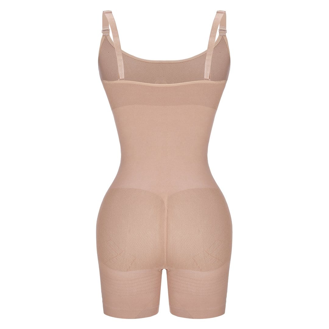 Open Gusset Happy Butt Seamless Bodysuit Shapewear