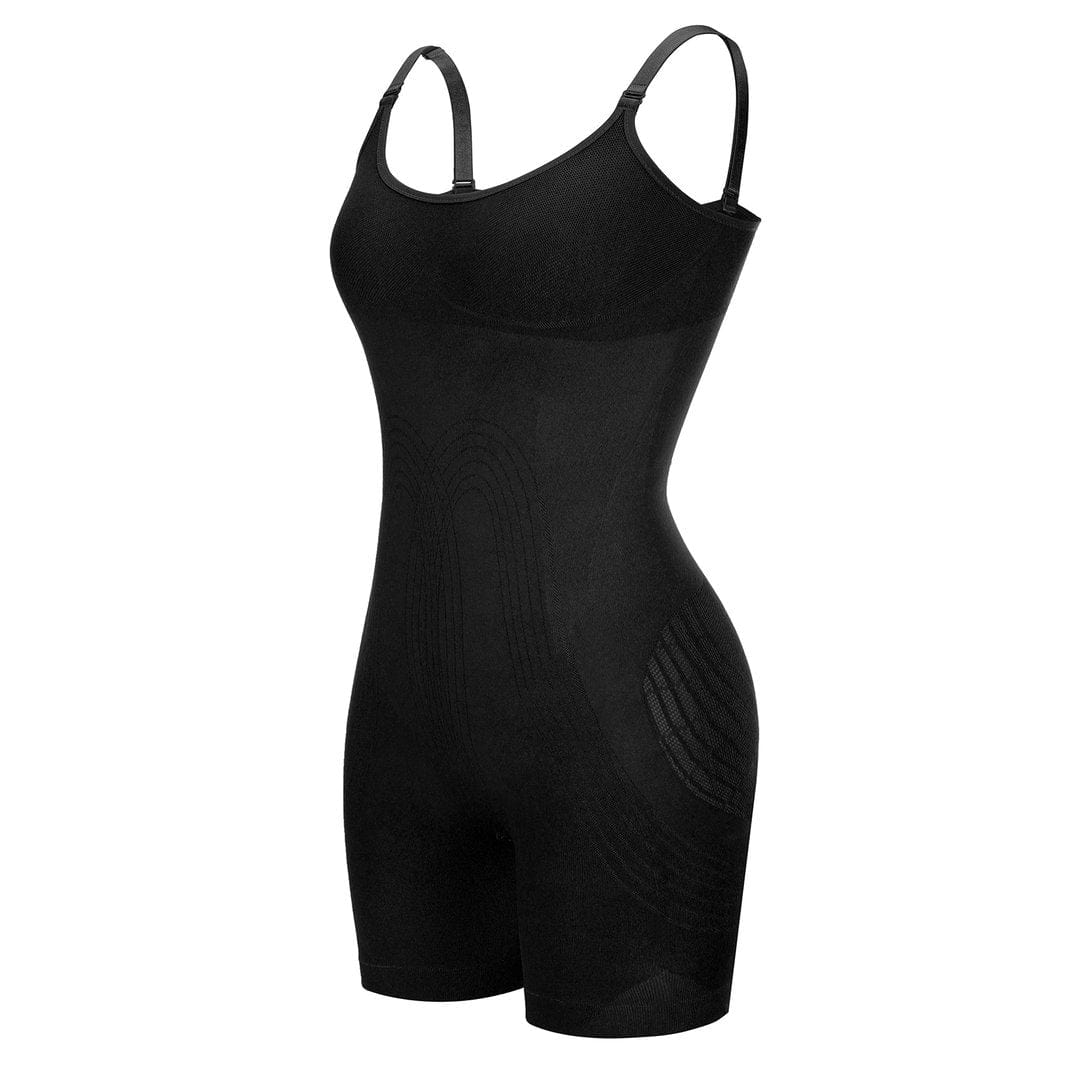 Open Gusset Happy Butt Seamless Bodysuit Shapewear