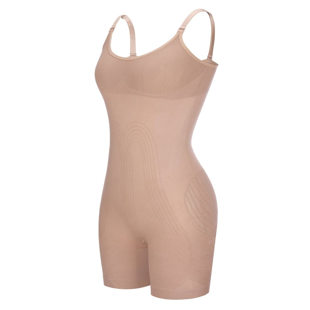 Open Gusset Happy Butt Seamless Bodysuit Shapewear