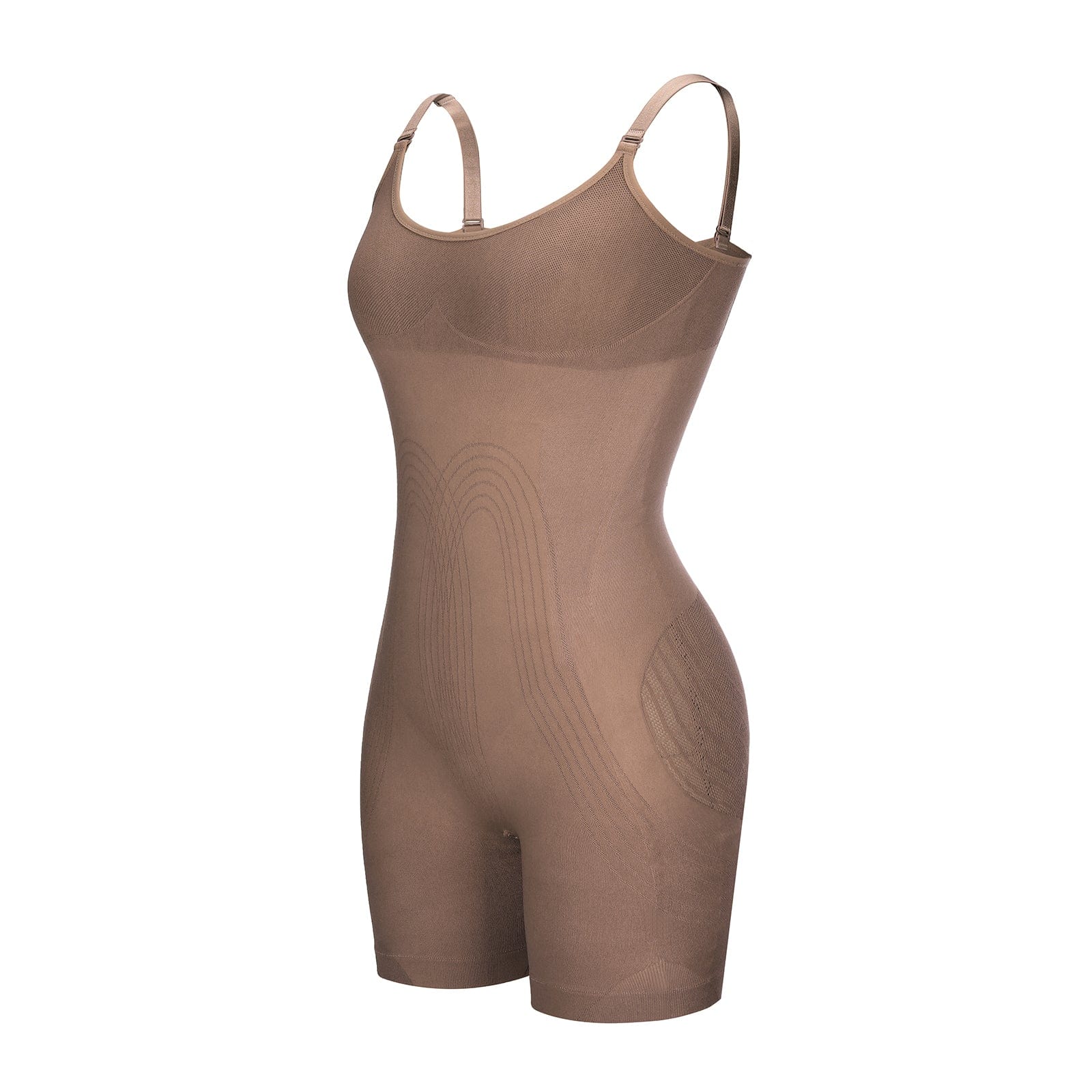 Open Gusset Happy Butt Seamless Bodysuit Shapewear