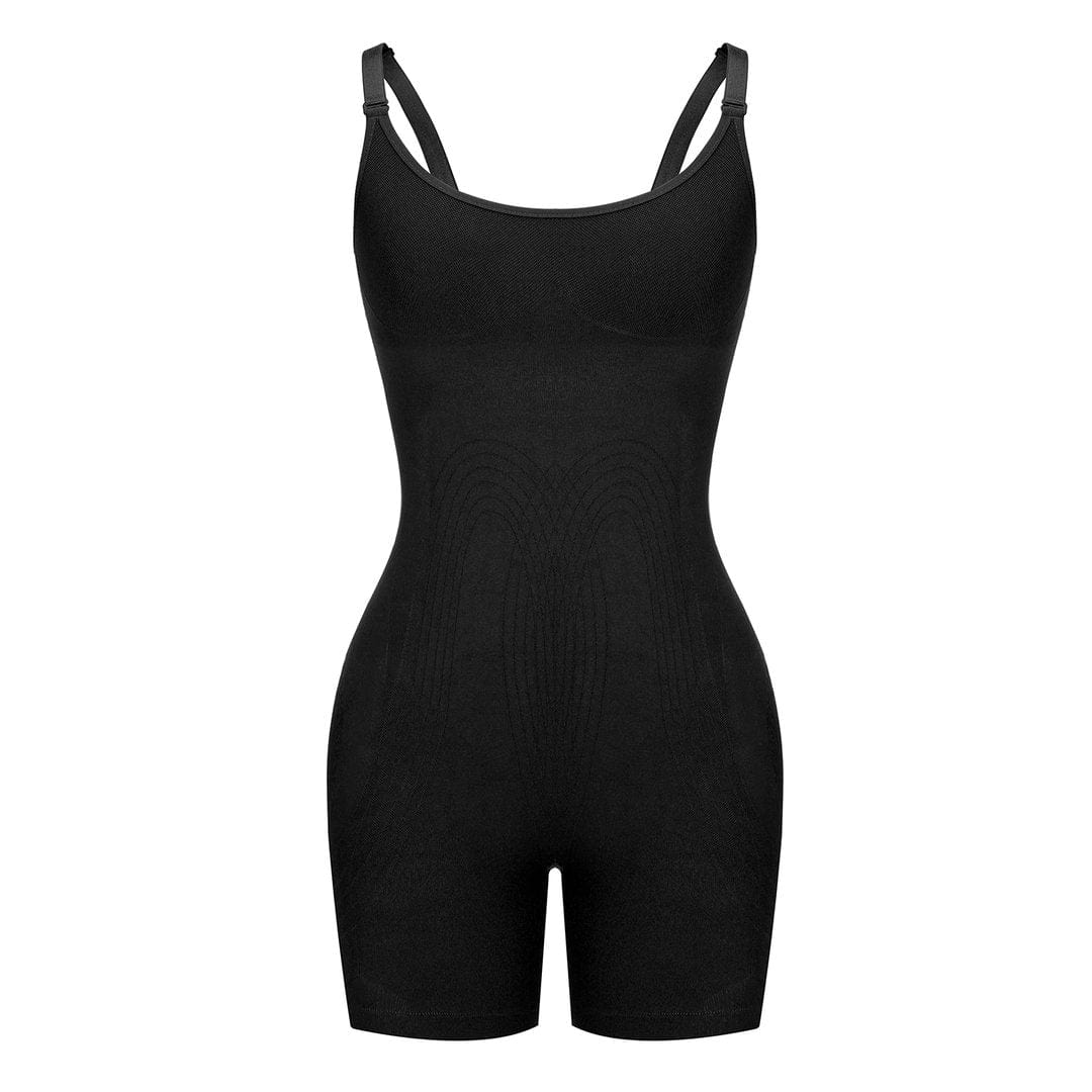 Open Gusset Happy Butt Seamless Bodysuit Shapewear
