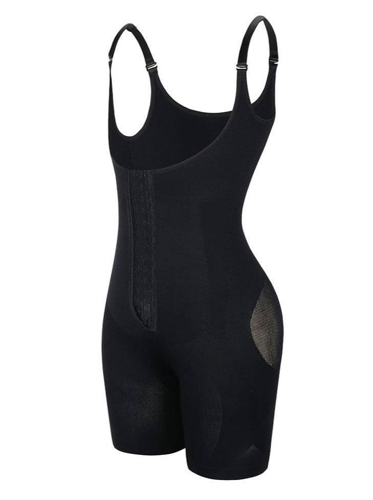 High Waist Full Body Shaper Mesh High-Compression