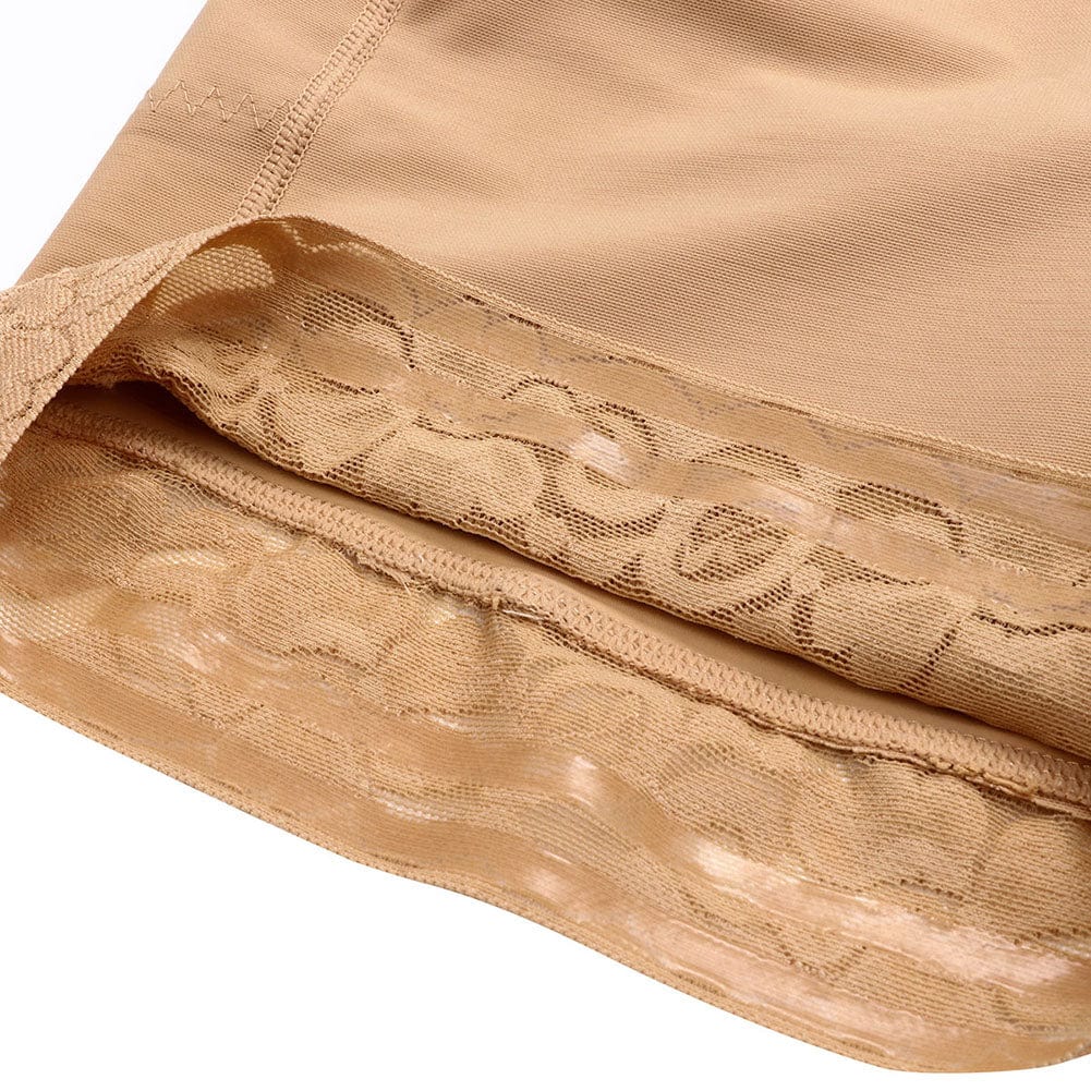 Post Surgery Compression Tummy Control Full Body Shaper With Hook-and-Eye Zipper Closure