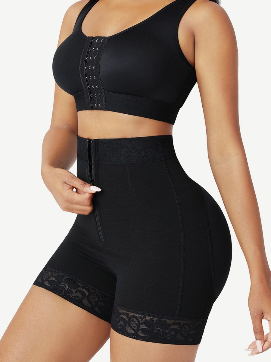 [USA Warehouse]Front Zipper Butt Lifter Shorts High Waist Curve-Creating