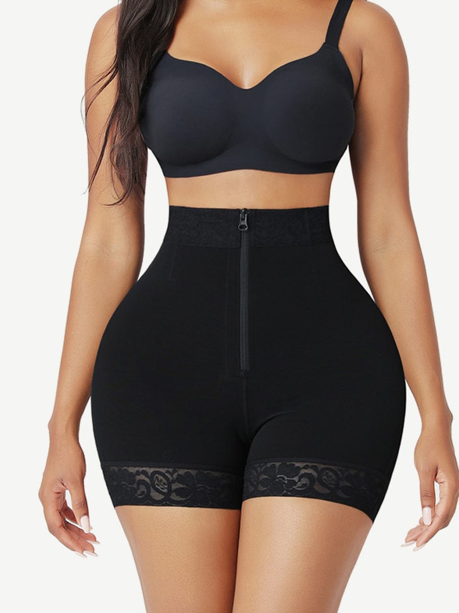 [USA Warehouse]Front Zipper Butt Lifter Shorts High Waist Curve-Creating
