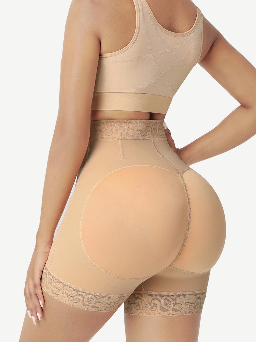 [USA Warehouse]Front Zipper Butt Lifter Shorts High Waist Curve-Creating