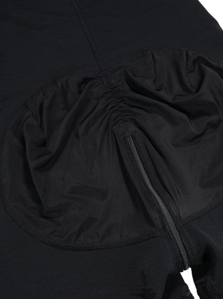 [USA Warehouse]Pretty Detachable Straps Side Zip Body Shaper Leisure Fashion