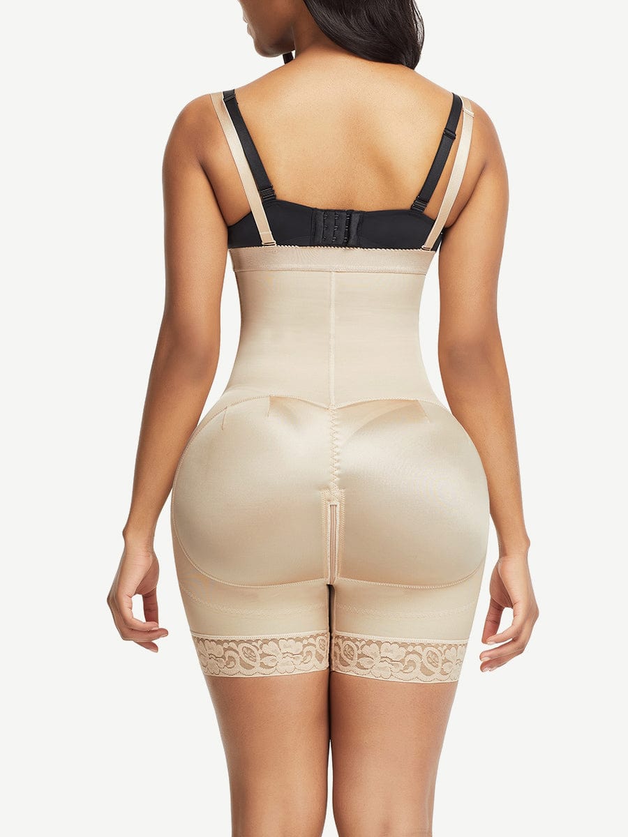 [USA Warehouse]Pretty Detachable Straps Side Zip Body Shaper Leisure Fashion