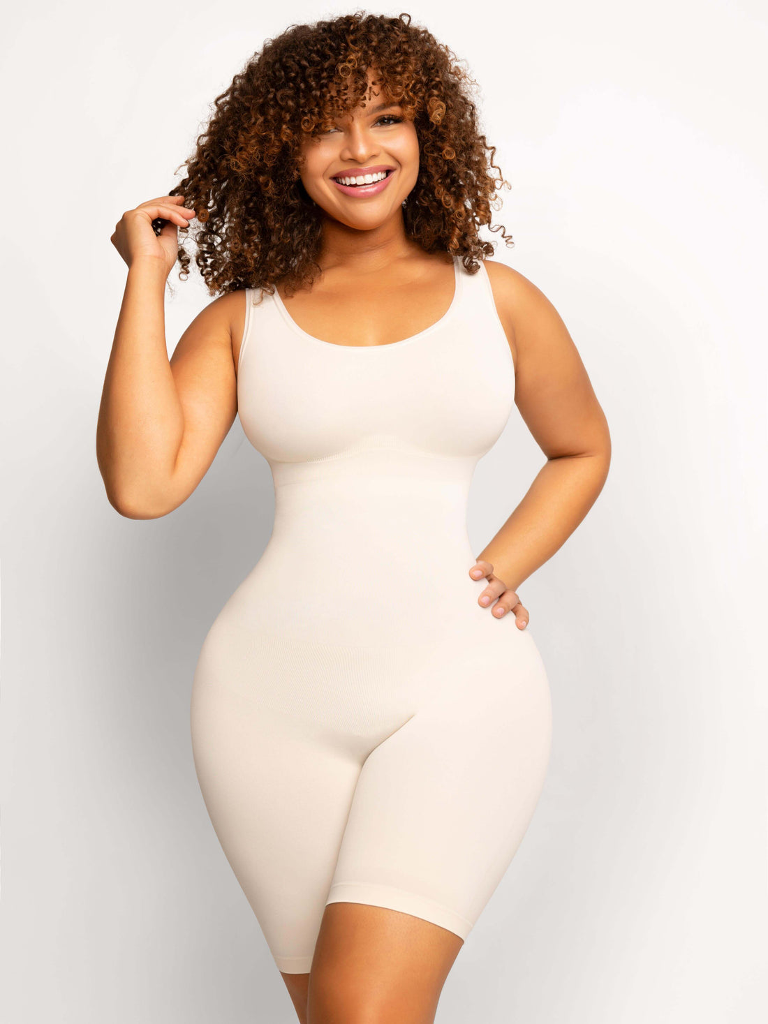 🌿 Eco-friendly Seamless Outerwear Jumpsuit Shapewear