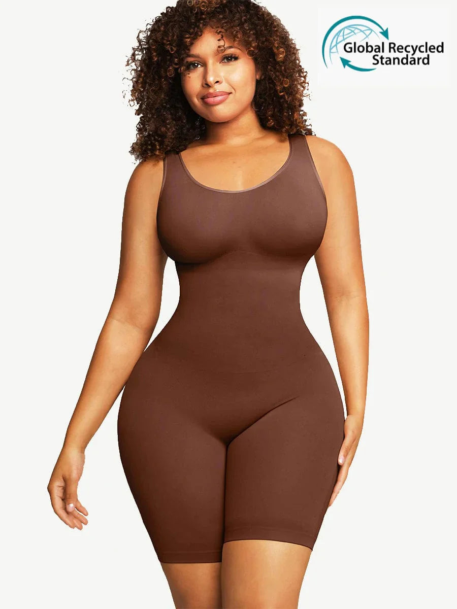 🌿 Eco-friendly Seamless Outerwear Jumpsuit Shapewear
