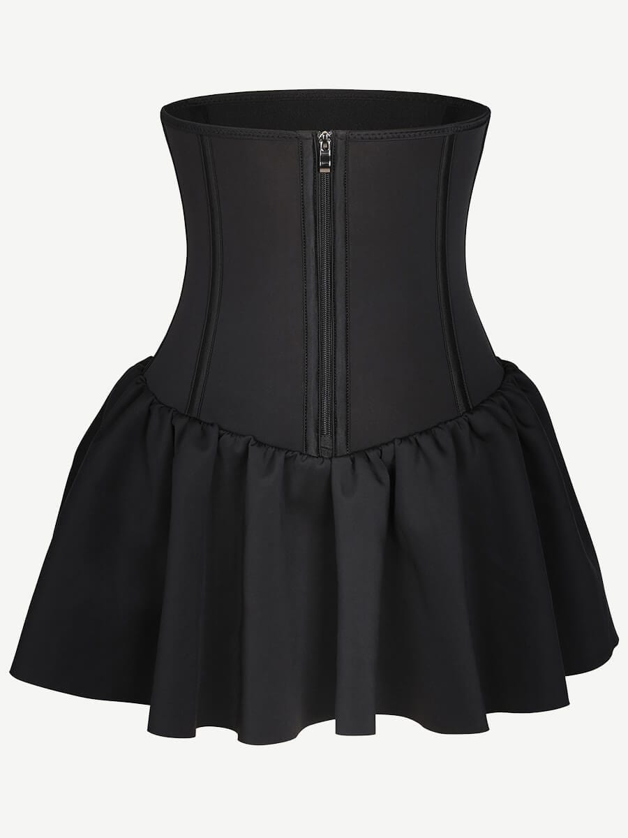 8 Steel Bones Neoprene Waist Trainer Skirt