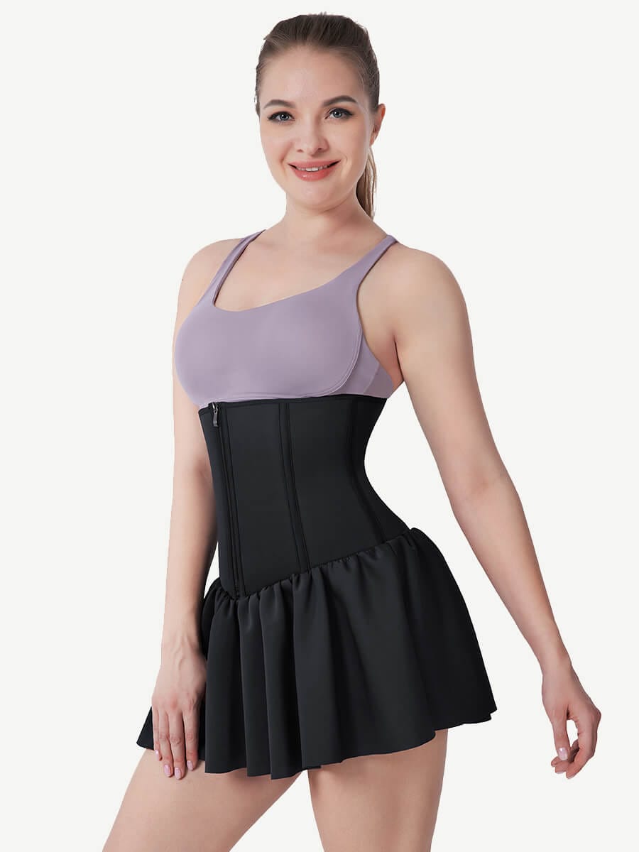 8 Steel Bones Neoprene Waist Trainer Skirt