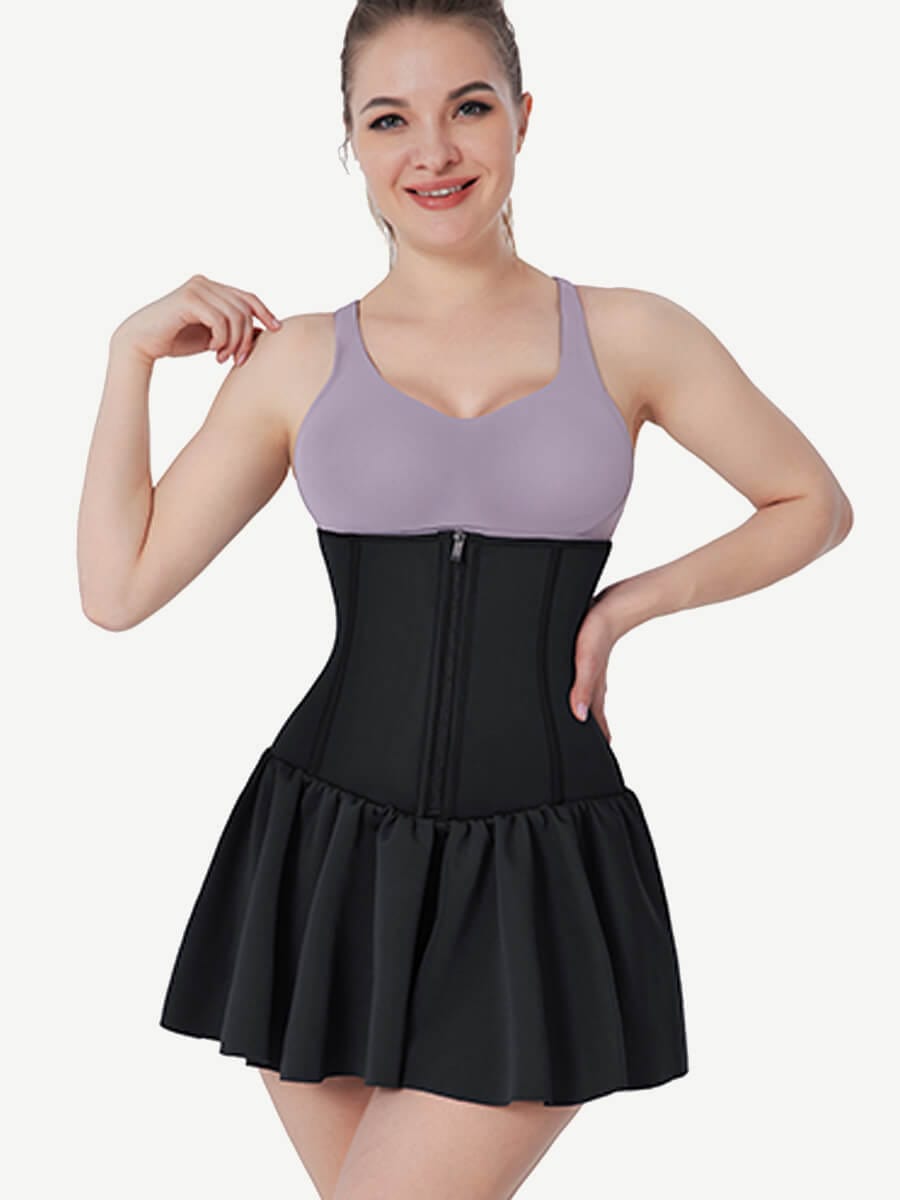 8 Steel Bones Neoprene Waist Trainer Skirt
